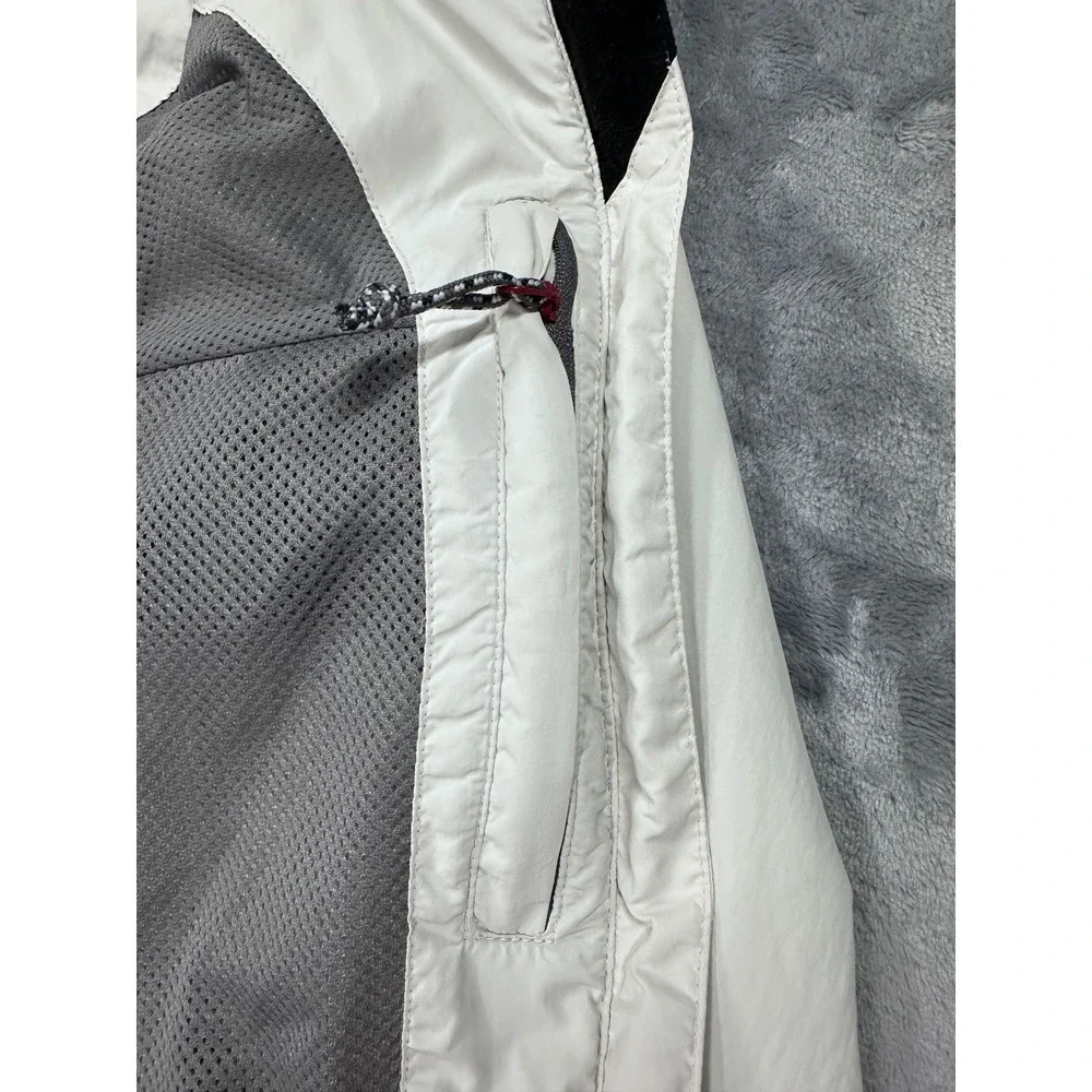 Helly Hansen Mens Medium Full Zip Lightweight Windbreaker Jacket Gray RN 73983